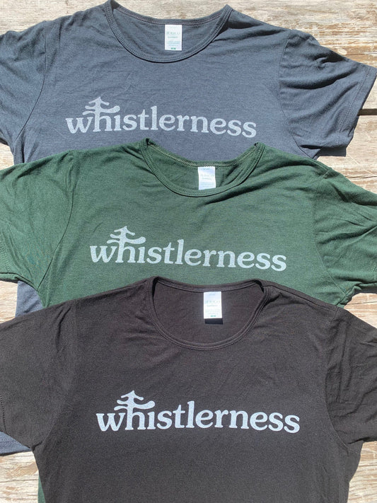 whistlerness women's bamboo t-shirt
