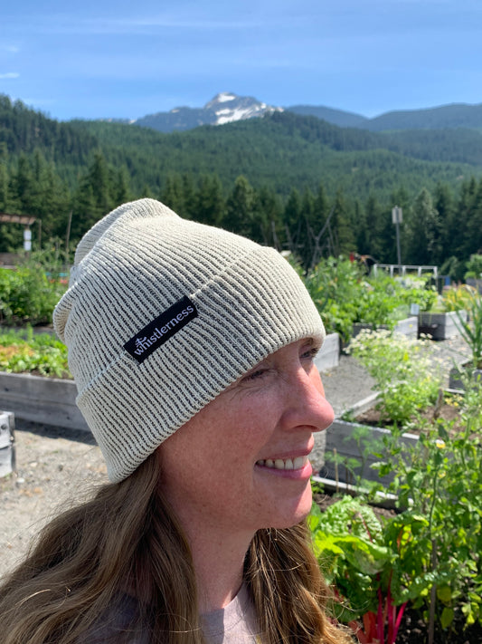 A-Line Toque - organic cotton ribbed knit