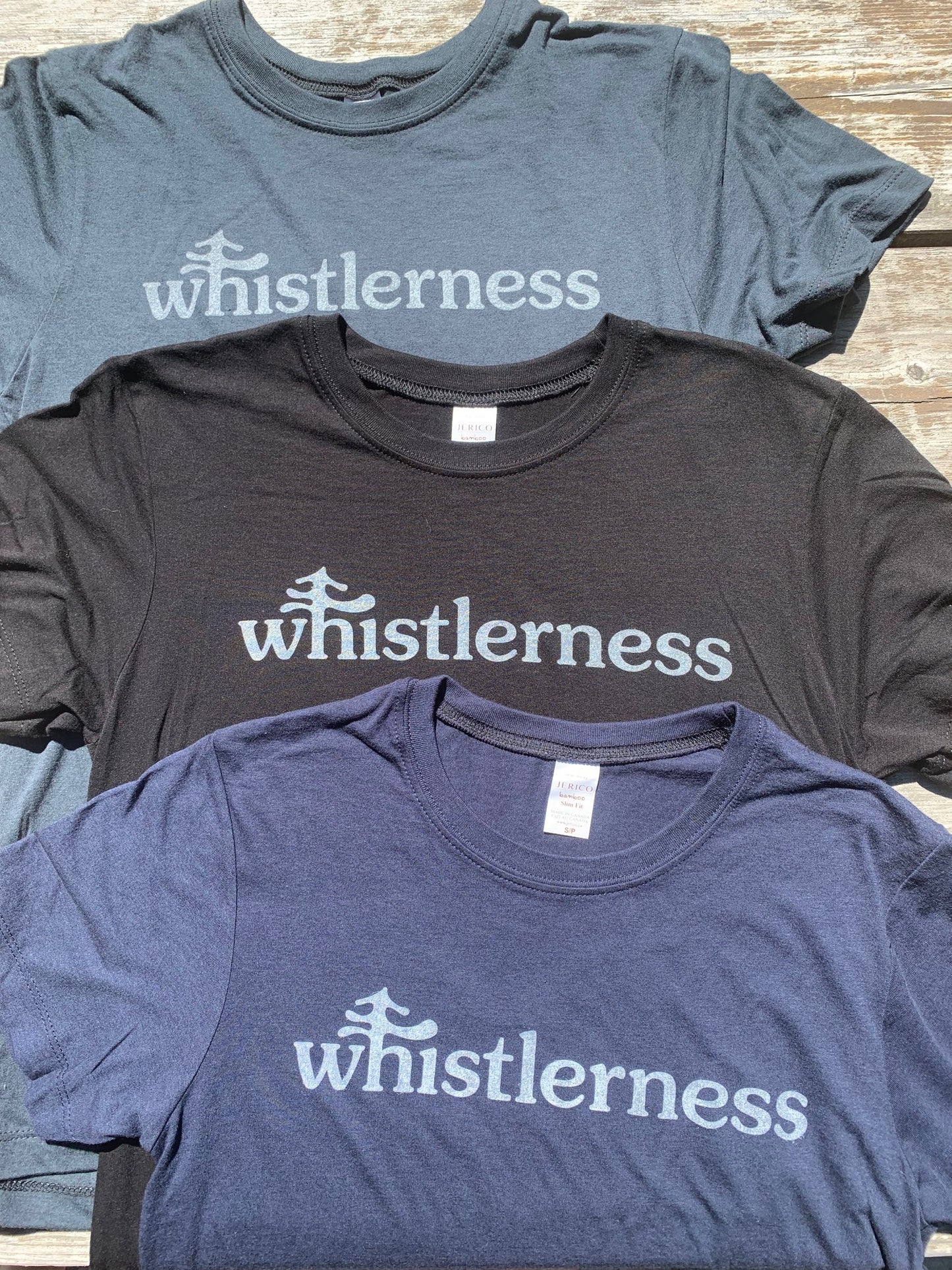 whistlerness unisex bamboo t-shirt